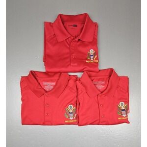 5.11 Tactical Series/ Corner Stone Polo Shirt Mens Lrg. Red Military Instructor‎